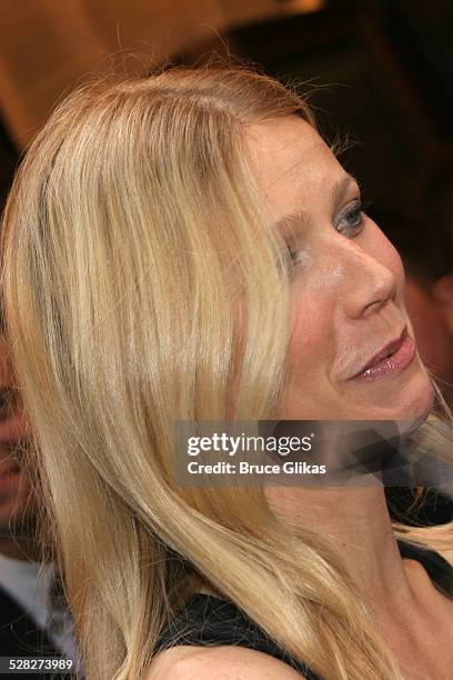 Gwyneth Paltrow during Sweet Charity Broadway Opening Night - Arrivals at The Al Hirshfeld Theater in New York City, New York, United States.