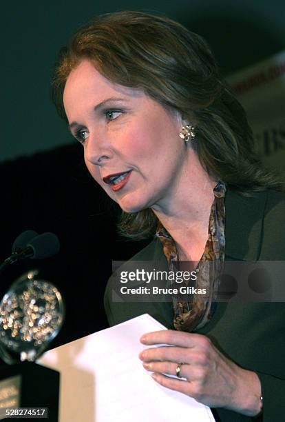 Kate Burton during 59th Annual Tony Awards Nominations Announcement at Marriott Marquis in New York City, New York, United States.