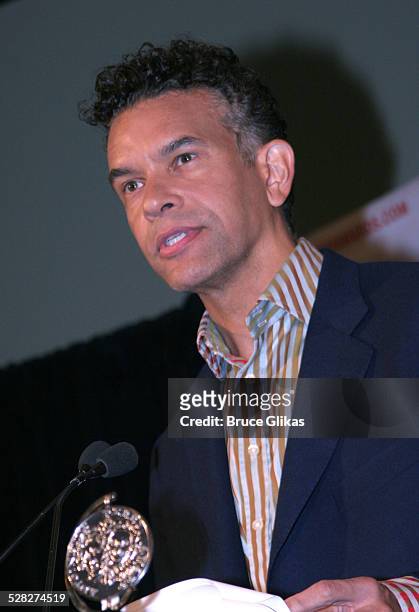 Brian Stokes Mitchell during 59th Annual Tony Awards Nominations Announcement at Marriott Marquis in New York City, New York, United States.