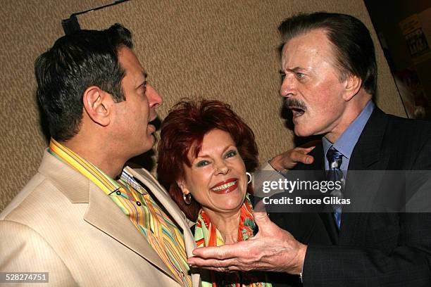 Jeff Goldblum, Vera Goulet and Robert Goulet during 71st Annual Drama League Awards at Marriott Marquis Hotel in New York, NY, United States.