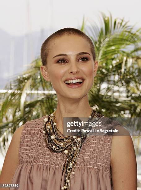 Actress Natalie Portman attends a photocall promoting the film "Star Wars Episode III: Revenge of the Sith" at the Palais during the 58th...
