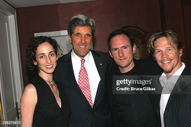 Nina Goldman, John Kerry, Brett Eagan, and Jack Noseworthy