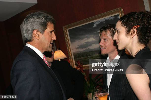 John Kerry, Jack Noseworthy and Nina Goldman