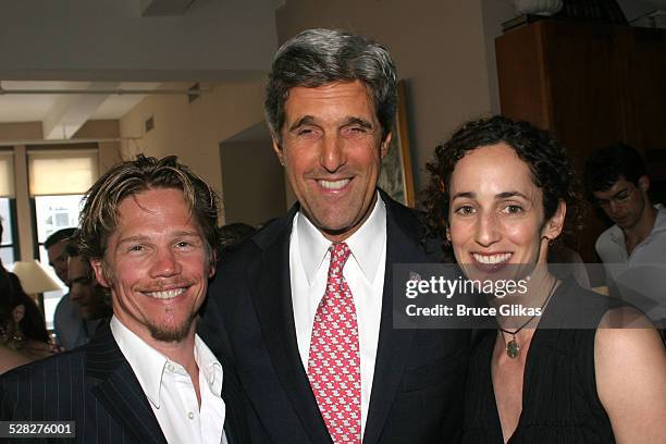 Jack Noseworthy, John Kerry, and Nina Goldman