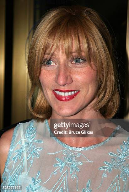 Edie Falco during Opening Night of Anna in The Tropics on Broadway and After-Party at The Royale Theatre and The Supper Club in New York City, New...