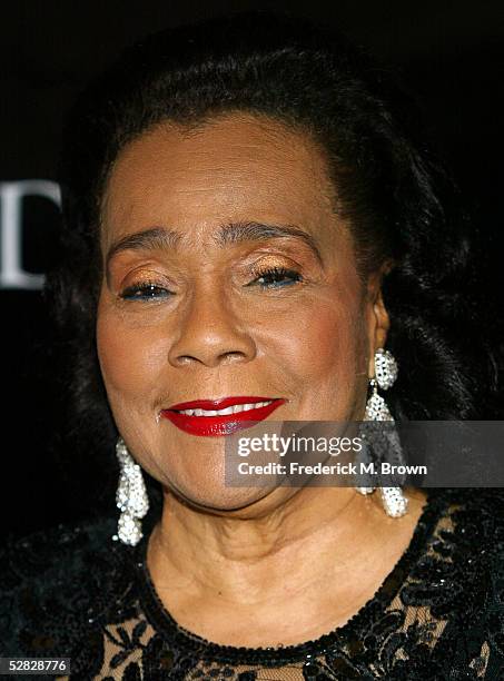 Coretta Scott King attends Oprah Winfrey's Legends Ball at the Bacara Resort and Spa on May 14, 2005 in Santa Barbara, California.