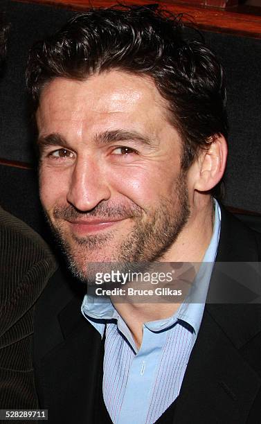 Actor Jonathan Cake poses during the opening night party for Ethan Coen's Almost an Evening at Colors on April 2, 2008 in New York City, New York.