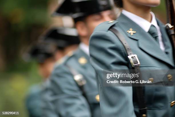 guardia civil - army officer stockfoto's en -beelden