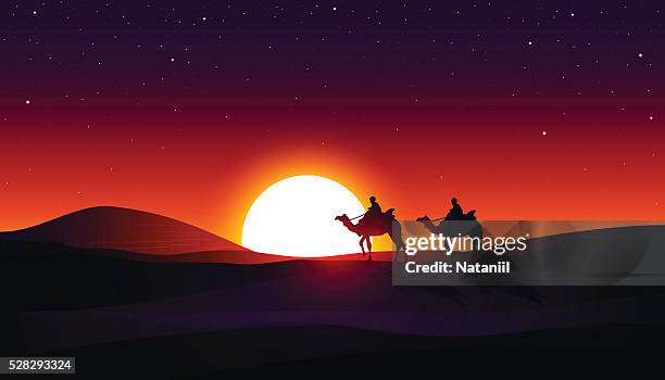 ilustraciones, imágenes clip art, dibujos animados e iconos de stock de desierto - camello