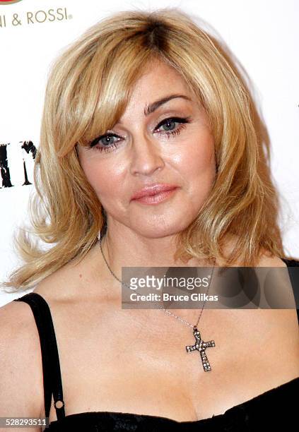 Madonna attends the premiere of Nine at the Ziegfeld Theatre on December 15, 2009 in New York City.
