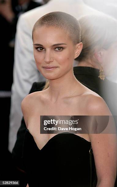 Actress Natalie Portman attends a screening of " Star War III ? Revenge of the Sith" at the Grand Theatre during the 58th International Cannes Film...