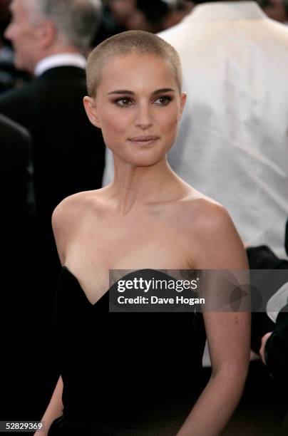 Actress Natalie Portman attends a screening of " Star War III ? Revenge of the Sith" at the Grand Theatre during the 58th International Cannes Film...