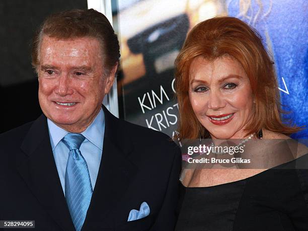 Regis Philbin and Joy Philbin attend the premiere of Sex and the City: The Movie at Radio City Music Hall on May 27, 2008 in New York City.