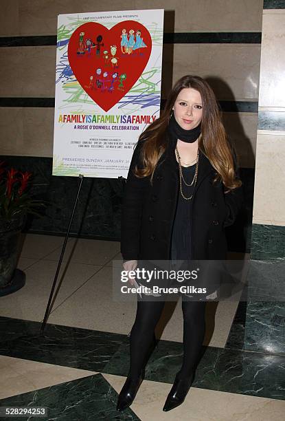 Natasha Lyonne attends the HBO screening of A Family is A Family: A Rosie O'Donnell Celebration at the HBO Theater on January 19, 2010 in New York...