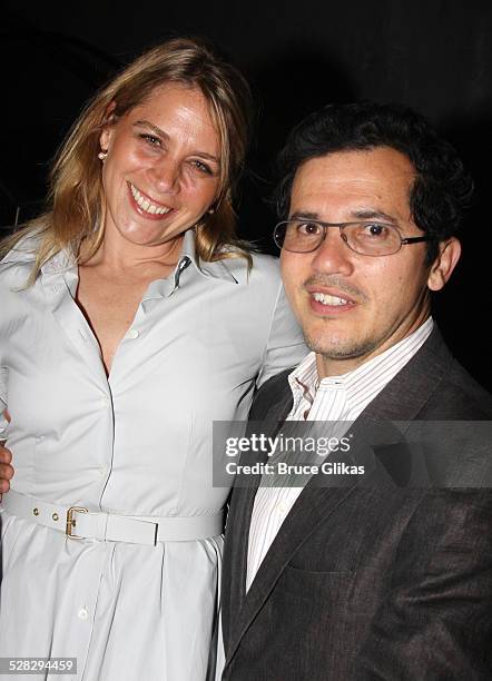 John Leguizamo and wife Justine Maurer pose at the 2008 Fidelity FutureStage Students and Playwrights Presentation at New World Stages on June 2,...