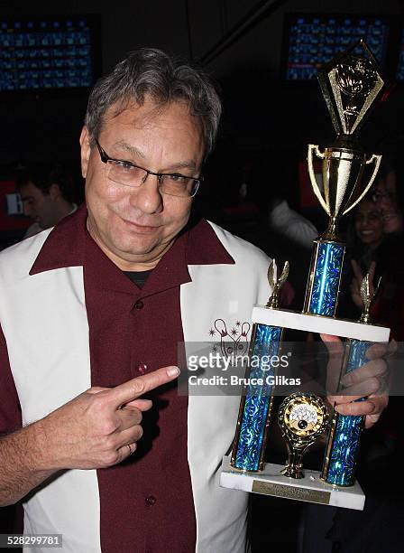 Lewis Black attends the 22nd annual Second Stage Theatre All-Star Bowling Classic fundraiser at Lucky Strike Lanes and Lounge on February 2, 2009 in...