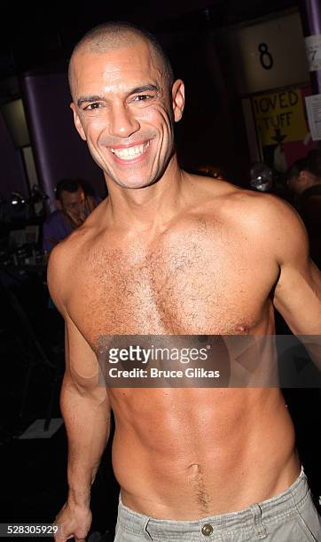 Dennis Stowe poses at BROADWAY BARES 19.0: CLICK IT! on Broadway at Roseland on June 21, 2009 in New York City.