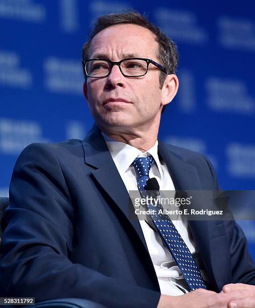 President, Creative Artists Agency Richard Lovett speaks onstage at the 2016 Milken Institute Global Conference on May 04, 2016 in Beverly Hills,...