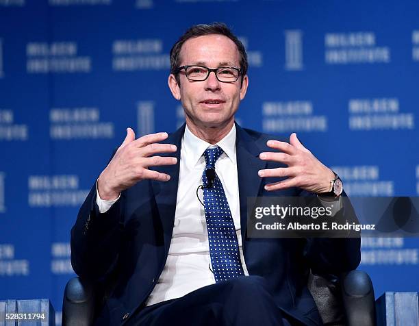 President, Creative Artists Agency Richard Lovett speaks onstage at the 2016 Milken Institute Global Conference on May 04, 2016 in Beverly Hills,...