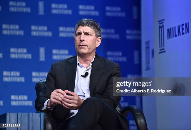 Chairman, Universal Filmed Entertainment Group, Universal Studios Jeff Shell speaks onstage at the 2016 Milken Institute Global Conference on May 04,...