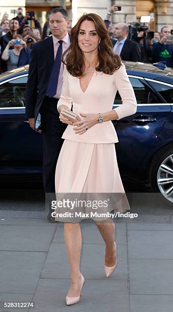 Catherine, Duchess of Cambridge visits the 'Vogue 100: A Century of Style' exhibition at the National Portrait Gallery on May 4, 2016 in London,...