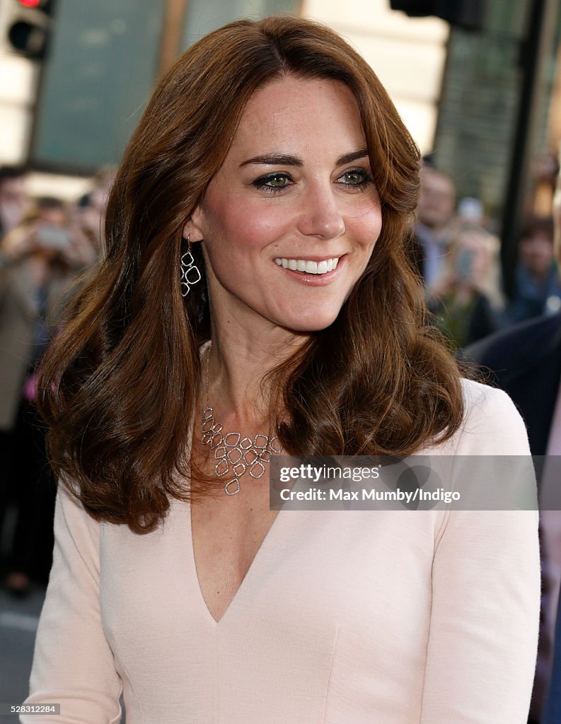 The Duchess Of Cambridge Visits The "Vogue 100: A Century Of Style" Exhibition