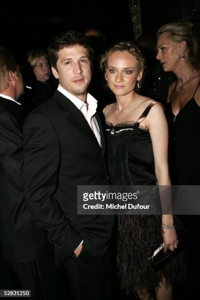 Diane Kruger and Guillaume Canet attend the Ceremony of the Chopard Trophy Awards at the Carlton Hotel on May 11, 2005 in Cannes, France. The Chopard...