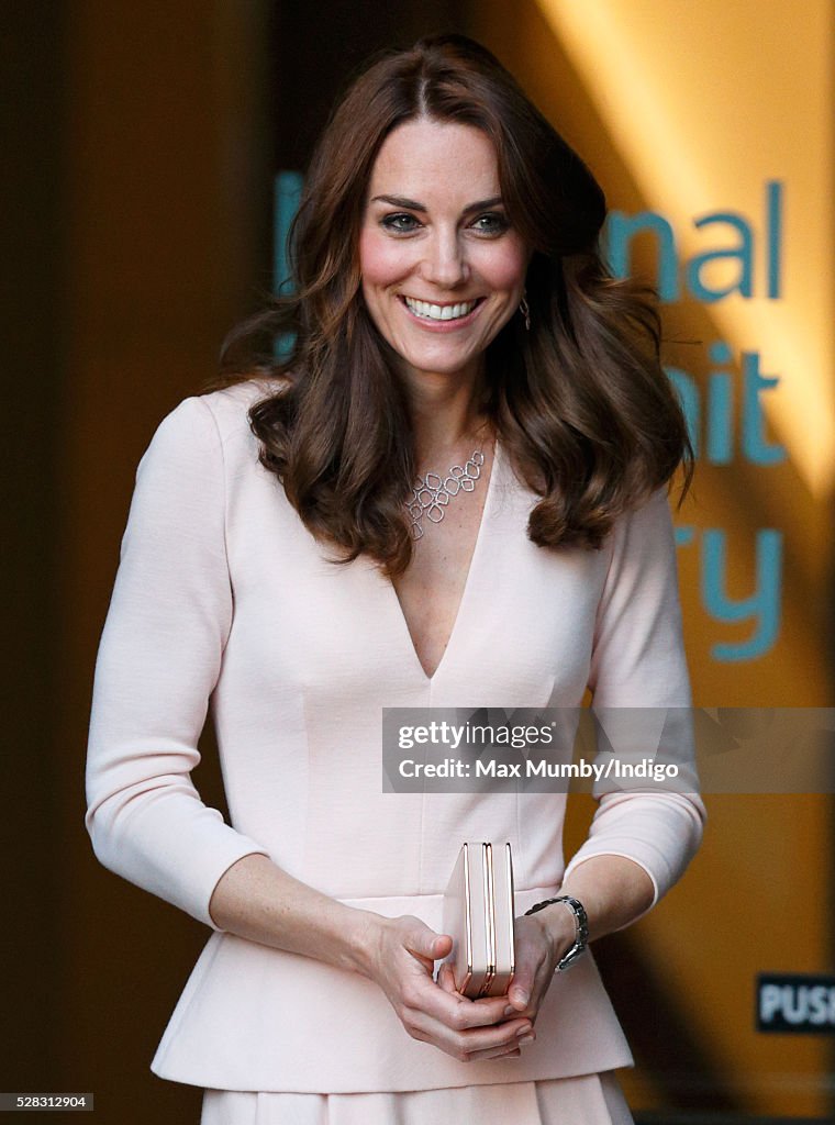The Duchess Of Cambridge Visits The "Vogue 100: A Century Of Style" Exhibition