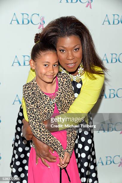 Actress Lorraine Toussaint and daughter Samara Toussaint attend the Associates For Breast and Prostate Cancer Studies' annual Mother's Day Luncheon...