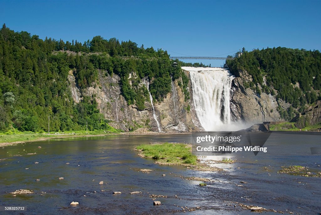 Montmorency Falls; Quebec Canada