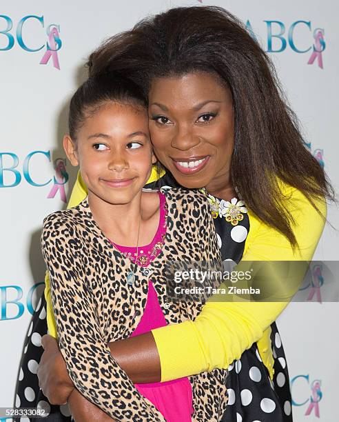 Honoree Lorraine Toussaint and daughter Samara attend ABCs Mother's Day Luncheon at Four Seasons Hotel Los Angeles at Beverly Hills on May 4, 2016 in...