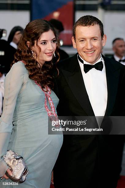 French actor Dany Boon and wife arrive at the screening of "Joyeux Noel" at the Palais during the 58th International Cannes Film Festival May 16,...