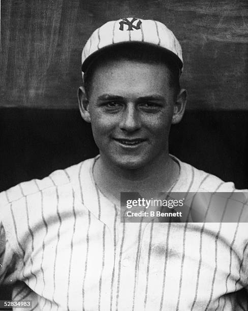 Portrait of American professional baseball player and pitcher Waite Hoyt of the New York Yankees, 1921. Hoyt played for the Yankees from 1921