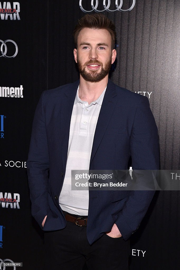 The Cinema Society With Audi And FIJI Water Host A Screening Of Marvel's "Captain America: Civil War"