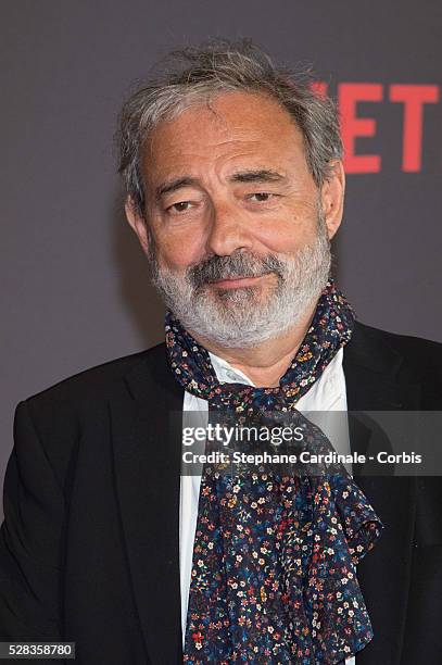 Dan Franck attends the "Marseille" Netflix TV Serie World Premiere At Palais Du Pharo In Marseille, on May 4, 2016 in Marseille, France.