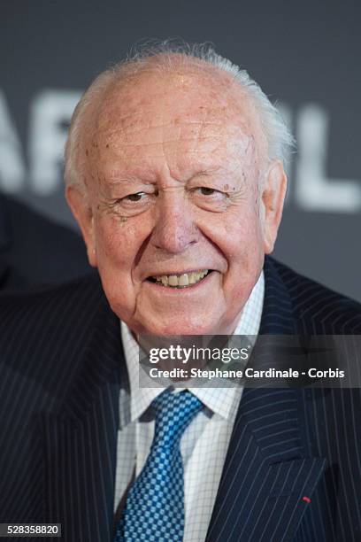 Jean- Claude Gaudin attends the "Marseille" Netflix TV Serie World Premiere At Palais Du Pharo In Marseille, on May 4, 2016 in Marseille, France.