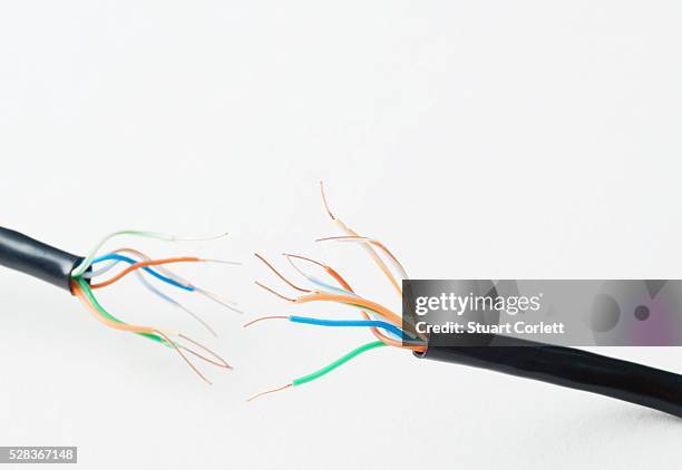 Cables Ripped Out Damaged Electrical Cables Photos and Premium High Res Pictures - Getty ...