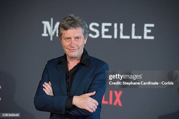 Director Thomas Gilou attends the "Marseille" Netflix TV Serie World Premiere At Palais Du Pharo In Marseille, on May 4, 2016 in Marseille, France.