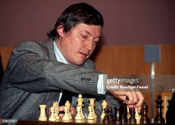 Former Russian Chess World Champion Anatoly Editorial Stock Photo