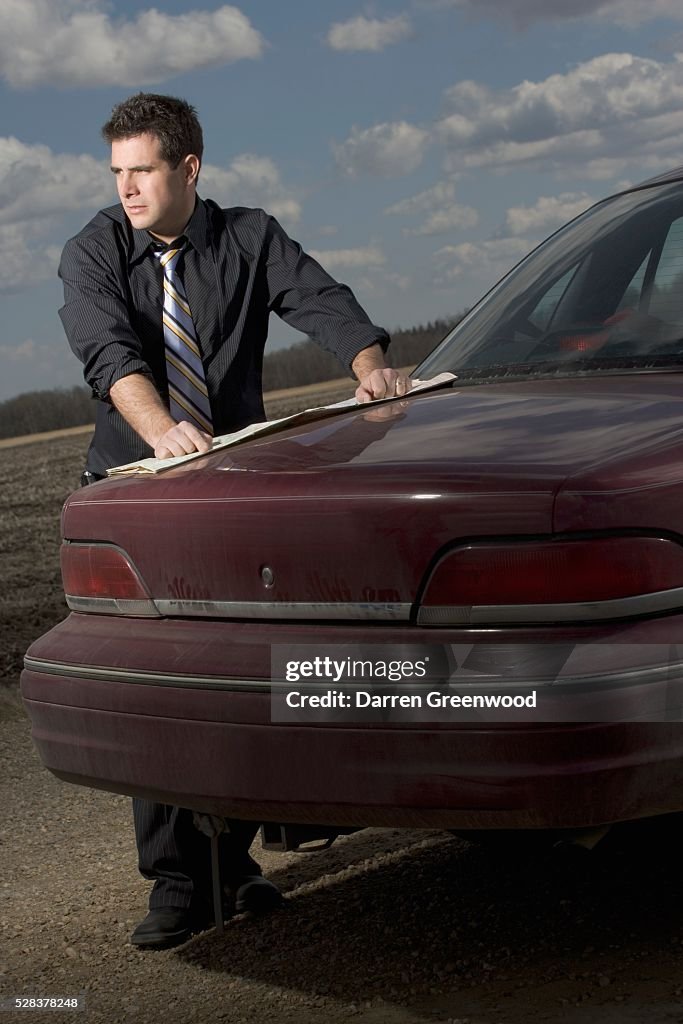 Stranded driver