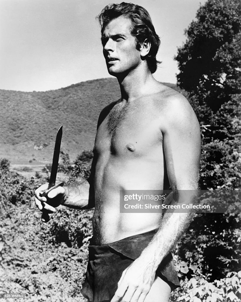American actor Ron Ely as Tarzan in the US Television series News American actor Ron Ely as Tarzan in the US Television series News