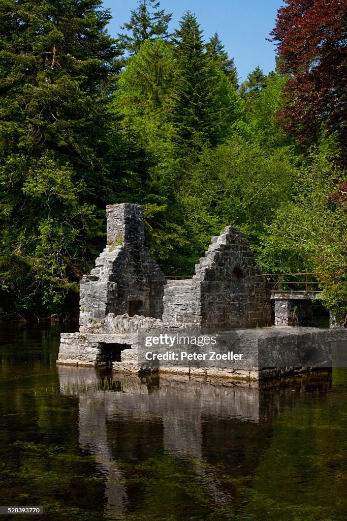 Ruins Of Monk'S Fishing House; Cong, County Mayo, Ireland