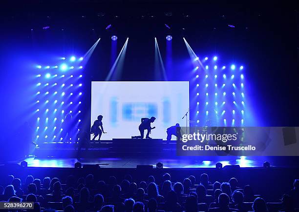 Frankie Moreno performs during opening night of his new show - Under The Influence at Planet Hollywood Resort & Casino on May 4, 2016 in Las Vegas...