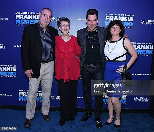 Frankie Moreno arrives at the opening night of Frankie Moreno's new show Under The Influence at Planet Hollywood Resort & Casino on May 4, 2016 in...