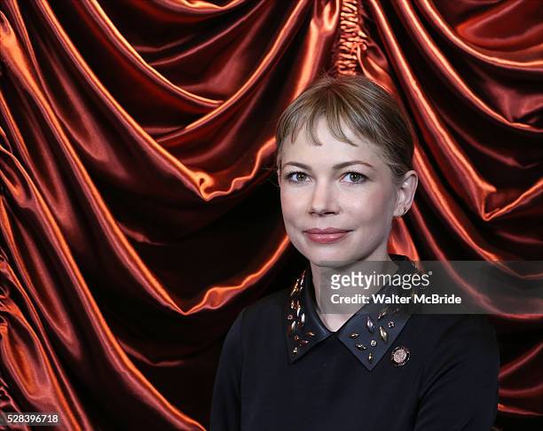 Michelle Williams during the 2016 Tony Awards Meet The Nominees Press Reception at the Paramount Hotel on May 4, 2016 in New York City.