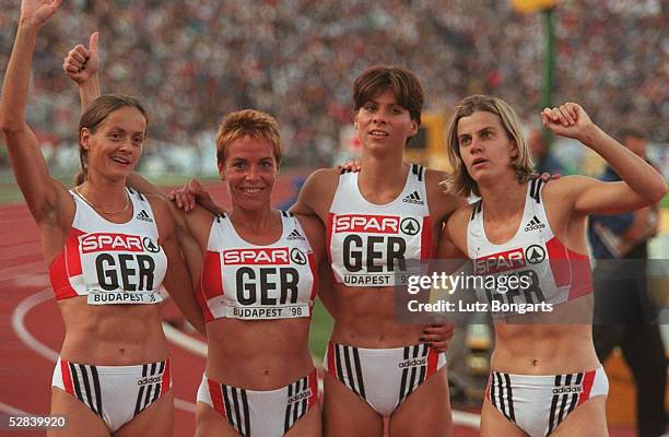 Birte Rutsch EM 1998, 4 x 400 m Staffel Frauen, Budapest 18. - 23.08.98, Uta... News ...