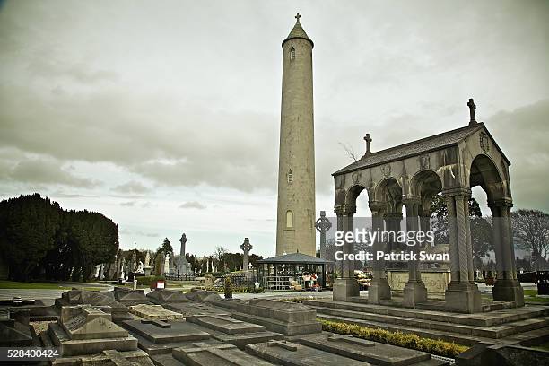 glasnevin cemetery; dublin county dublin ireland - glasnevin cemetery stock pictures, royalty-free photos & images