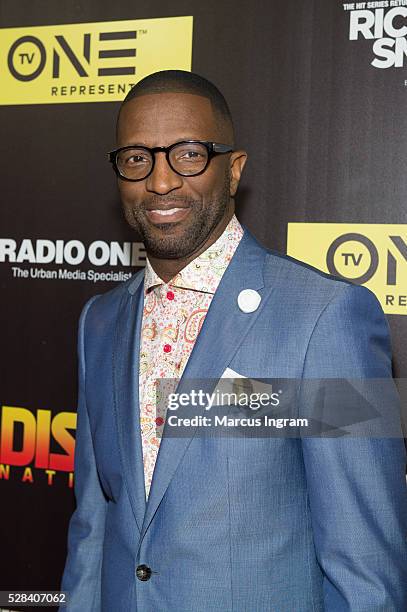 Rickey Smiley attends TV One's "Rickey Smiley For Real" Season 2 after party at Whiskey Park at W Atlanta - Midtown on May 4, 2016 in Atlanta,...