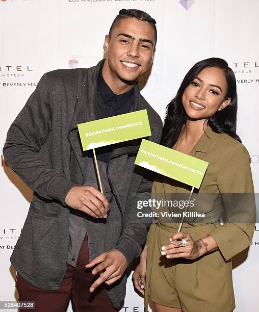 Quincy Brown and Karrueche Tran Host Smile Train YLC Los Angeles Benefit At Sofitel Beverly Hills at Riviera 31 on May 3, 2016 in Beverly Hills,...
