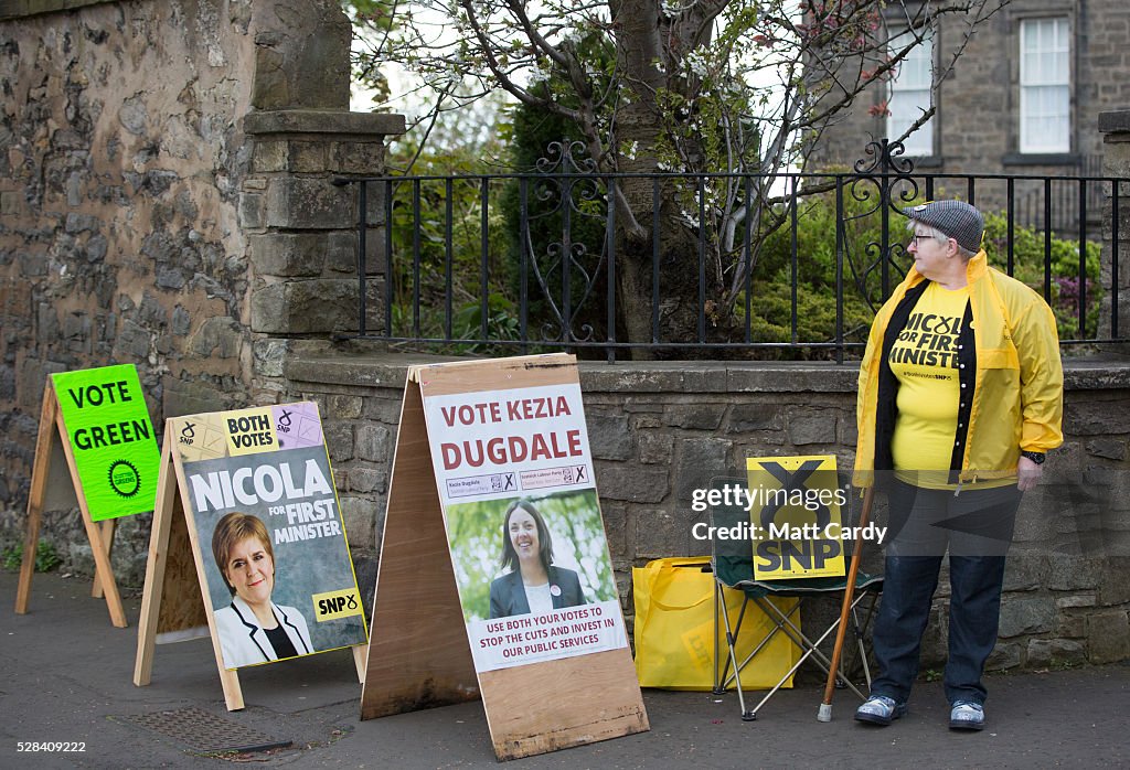 Scottish Labour Leader Kezia Dugdale Casts Her Vote